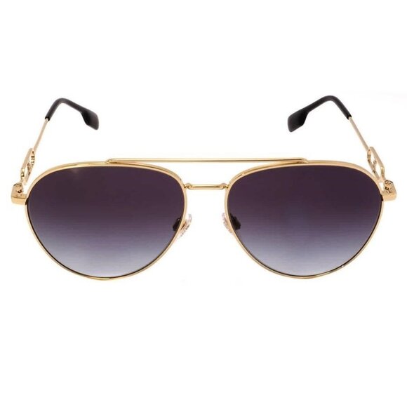New Authentic Burberry Carmen Gray Gradient Pilot Ladies Sunglasses BE3128 11098 - Picture 1 of 4
